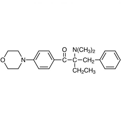 2-Benzyl-2-(dimethylamino)-4′-morpholinobutyrophenone 化学構造