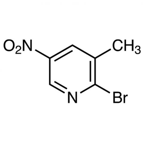 2-Bromo-3-methyl-5-nitropyridine Chemical Structure