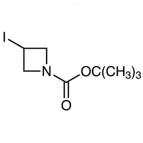 1-Boc-3-Iodoazetidine 化学構造