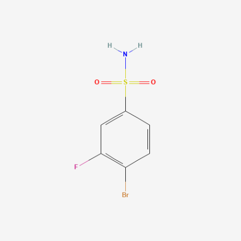 4-Bromo-3-fluorobenzenesulfonamide Chemical Structure