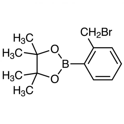 2-Bromomethylphenylboronic acid pinacol ester 化学構造