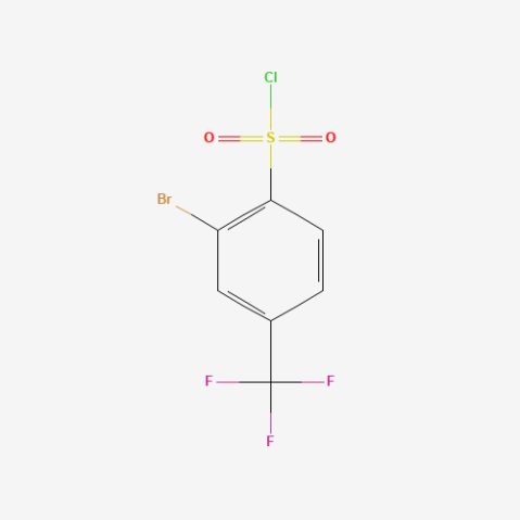 2-Bromo-4-(trifluoromethyl)benzenesulfonyl chloride Chemical Structure