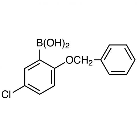 2-Benzyloxy-5-chlorophenylboronic Acid (contains varying amounts of Anhydride) Chemical Structure