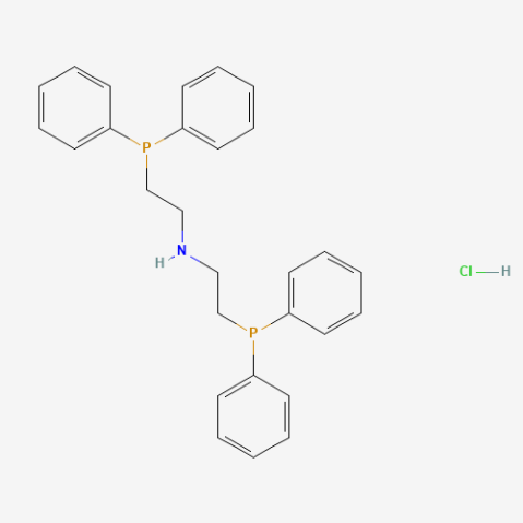 Bis[2-(diphenylphosphino)ethyl]ammonium chloride Chemische Struktur