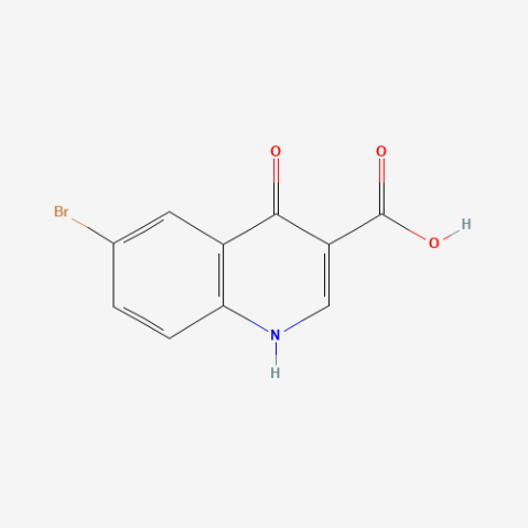 6-Bromo-4-hydroxyquinoline-3-carboxylic acid Chemical Structure