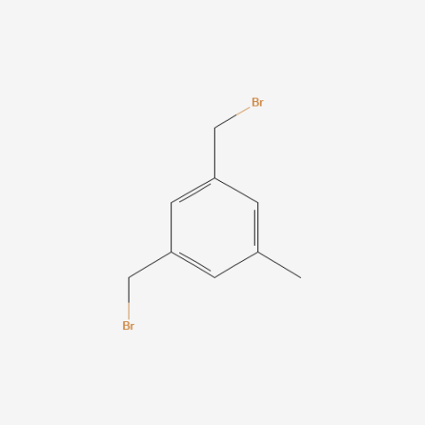 3,5-Bis(bromomethyl)toluene 化学構造