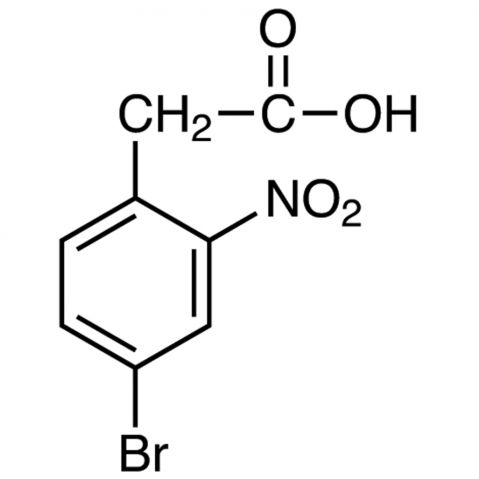 4-Bromo-2-nitrophenylacetic acid Chemical Structure