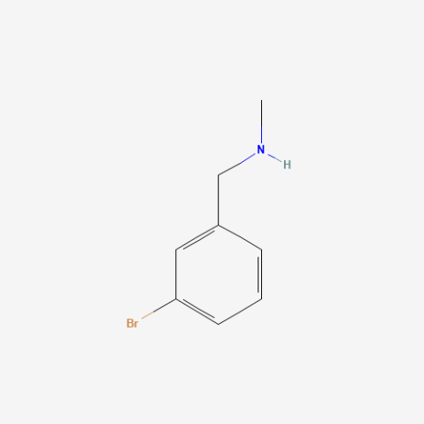 3-Bromo-N-methylbenzylamine Chemische Struktur