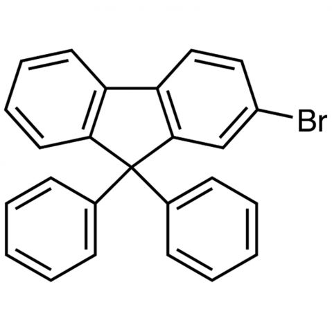 2-Bromo-9,9-diphenylfluorene 化学構造