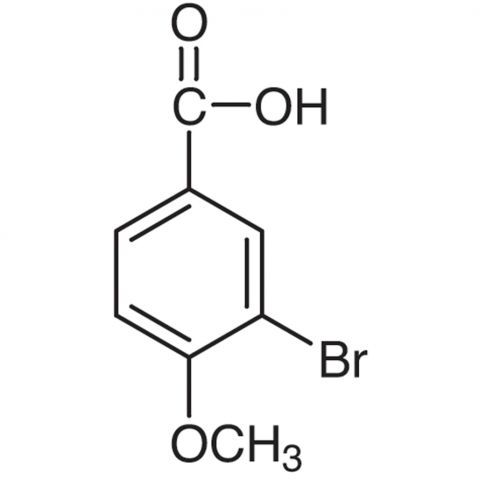 3-Bromo-4-methoxybenzoic Acid Chemical Structure