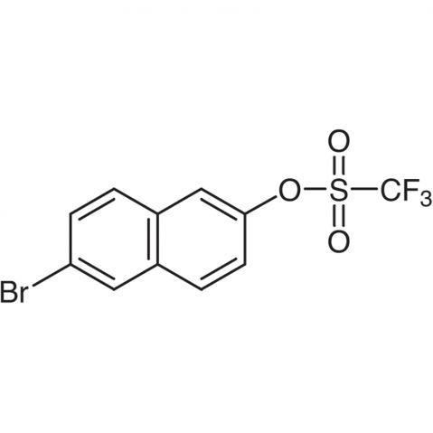 6-Bromo-2-naphthyl Trifluoromethanesulfonate 化学構造