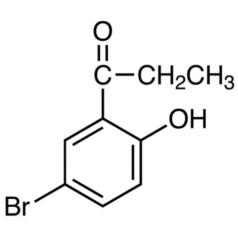 5'-Bromo-2'-hydroxypropiophenone 化学構造