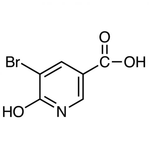 5-Bromo-6-hydroxynicotinic Acid Chemical Structure