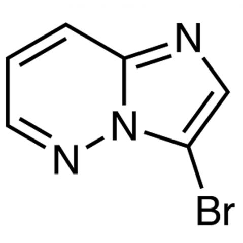 3-Bromoimidazo[1,2-b]pyridazine 化学構造