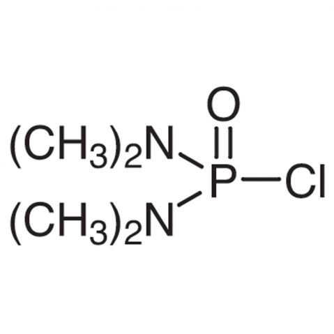 Bis(dimethylamino)phosphoryl Chloride Chemical Structure