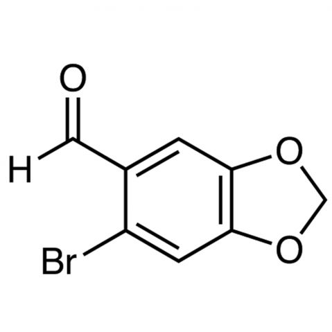 6-Bromopiperonal 化学構造