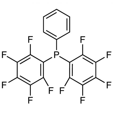 Bis(pentafluorophenyl)phenylphosphine Chemical Structure