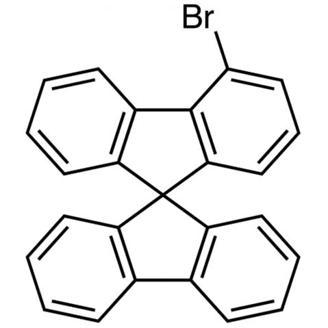 4-Bromo-9,9'-spirobi[9H-fluorene] 化学構造