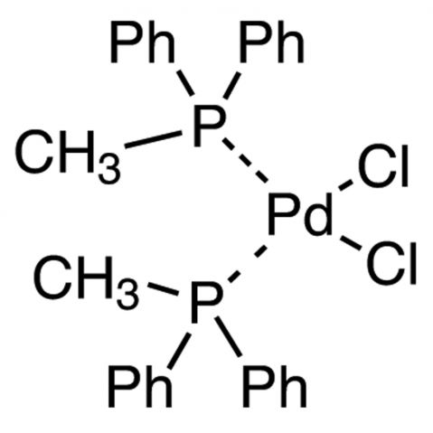 Bis(methyldiphenylphosphine)palladium(II) Dichloride Chemical Structure