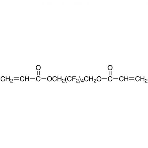 1,6-Bis(acryloyloxy)-2,2,3,3,4,4,5,5-octafluorohexane (stabilized with MEHQ) Chemical Structure