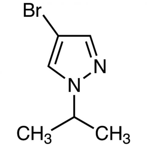 4-Bromo-1-isopropylpyrazole 化学構造