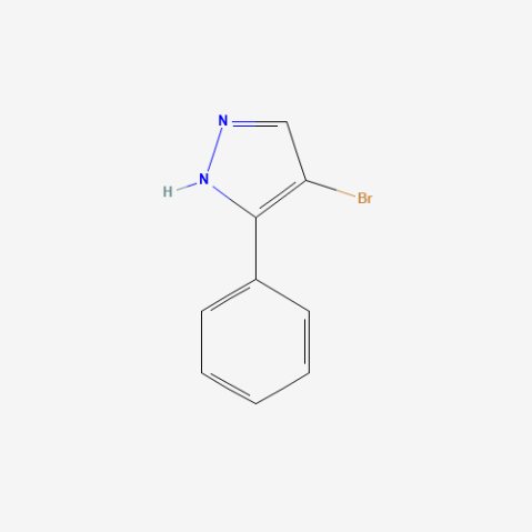 4-Bromo-3-phenylpyrazole Chemical Structure