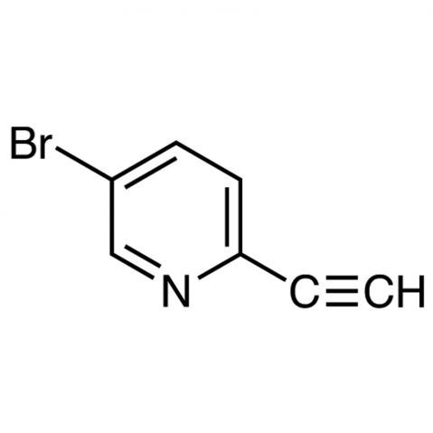 5-Bromo-2-ethynylpyridine Chemische Struktur