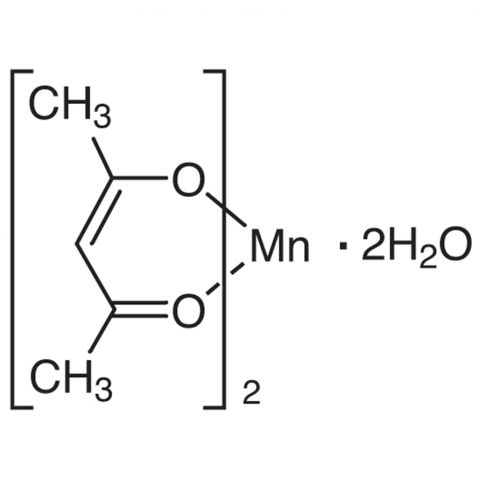 Bis(2,4-pentanedionato)manganese Dihydrate Chemical Structure