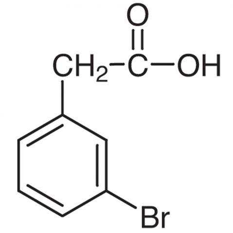 3-Bromophenylacetic Acid Chemical Structure