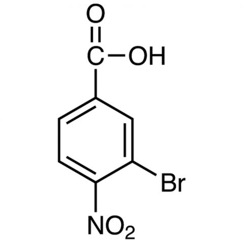 3-Bromo-4-nitrobenzoic Acid Chemical Structure