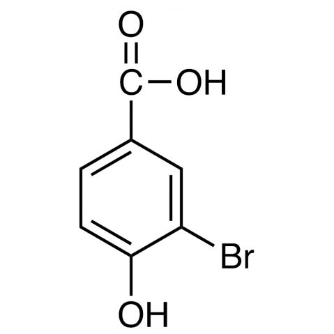 3-Bromo-4-hydroxybenzoic acid Chemical Structure