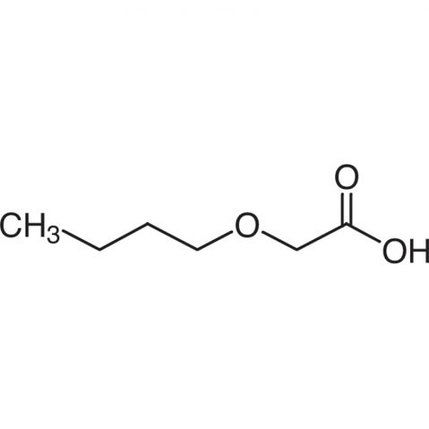 Butoxyacetic Acid 化学構造