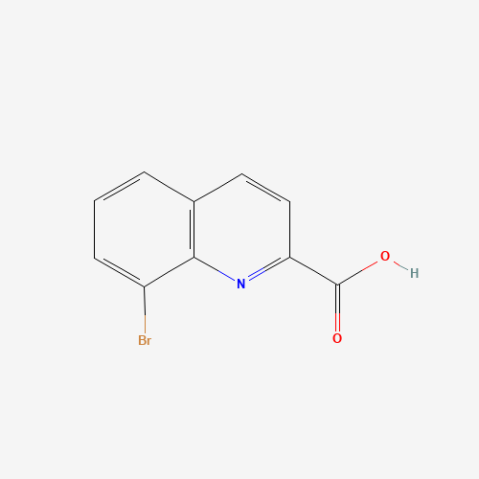 8-Bromoquinoline-2-carboxylic acid Chemical Structure