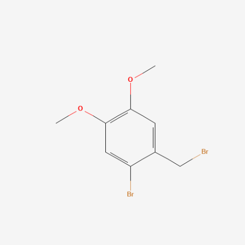 2-Bromo-4,5-dimethoxybenzyl bromide Chemical Structure