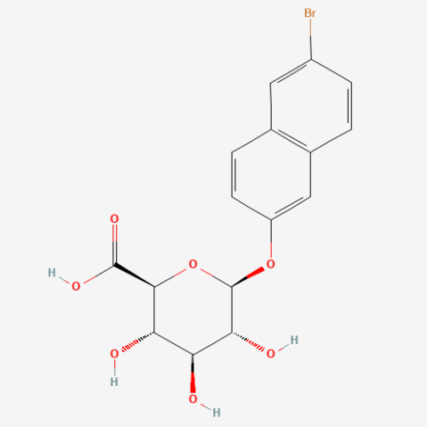 6-Bromo-2-naphthyl β-D-glucuronide Chemical Structure