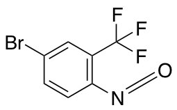 4-Bromo-2-(trifluoromethyl)phenyl isocyanate التركيب الكيميائي