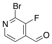 2-Bromo-3-fluoroisonicotinaldehyde Chemical Structure