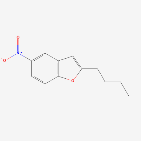 2-Butyl-5-nitrobenzofuran التركيب الكيميائي