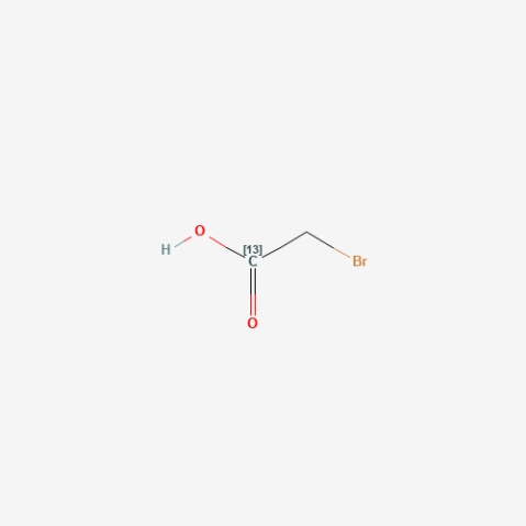 Bromoacetic-1-13C Acid Chemical Structure