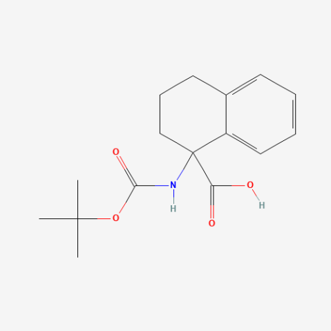 Boc-1-amino-1,2,3,4-tetrahydro-naphthalene-1-carboxylic acid Chemical Structure