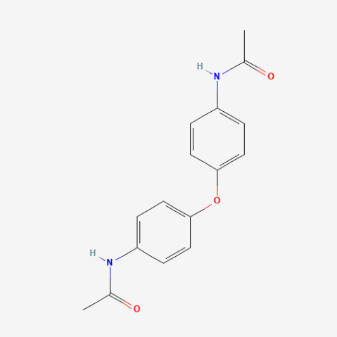 Bis(p-acetylaminophenyl) Ether Chemical Structure