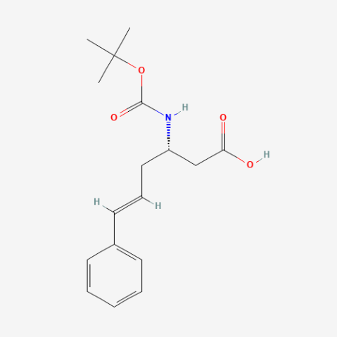 Boc-styryl-L-beta-homoalanine Chemical Structure