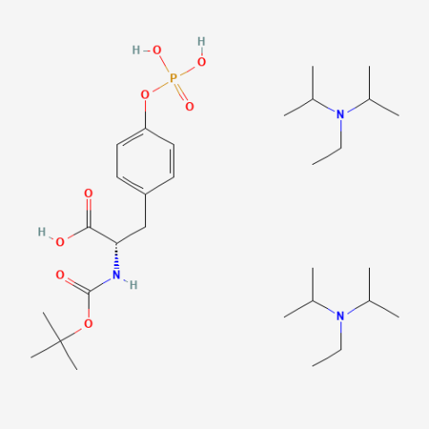 Boc-L-Tyr(PO3H2)-OH DIPEA Chemical Structure