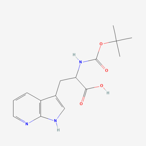 Boc-DL-7-azatryptophan Chemical Structure