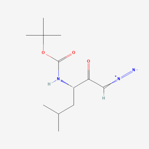 Boc-L-Leu-CHN2 Chemical Structure