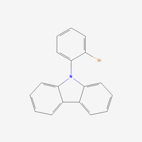 9-(2-bromophenyl)carbazole 化学構造