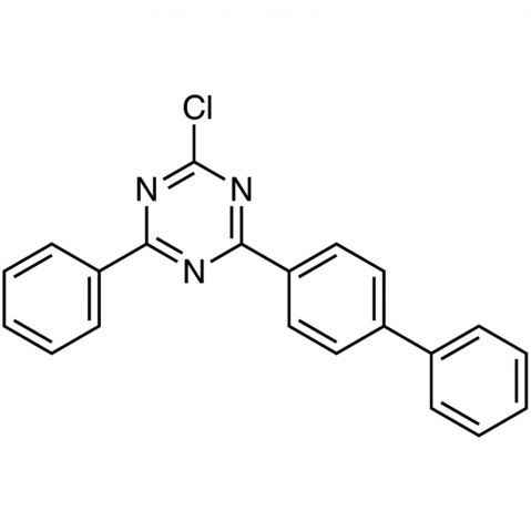 2-[1,1'-Biphenyl]-4-yl-4-chloro-6-phenyl-1,3,5-triazine التركيب الكيميائي