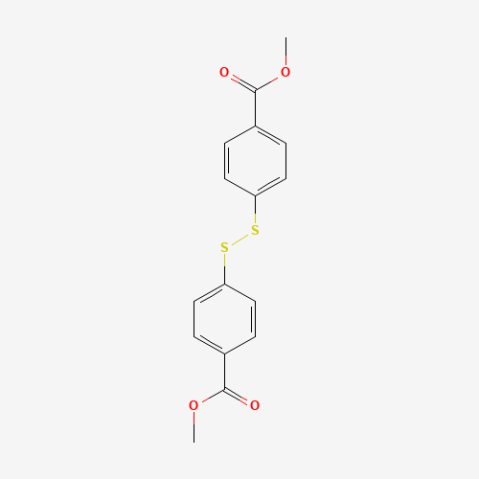 Bis(4-carbomethoxyphenyl) Disulfide Chemical Structure