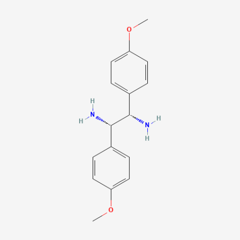 (1R,2R)-Bis(4-methoxyphenyl)-1,2-ethanediamine Chemical Structure