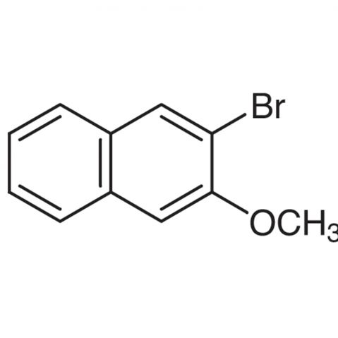 2-Bromo-3-methoxynaphthalene التركيب الكيميائي